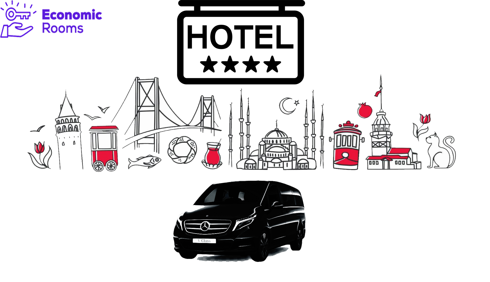 Discover the Heart of Istanbul: 4-Star Luxury, Seamless Transfers, and Historic Old City Tour! (Airport Transfer + 4 Star Hotel + Old City Tour)